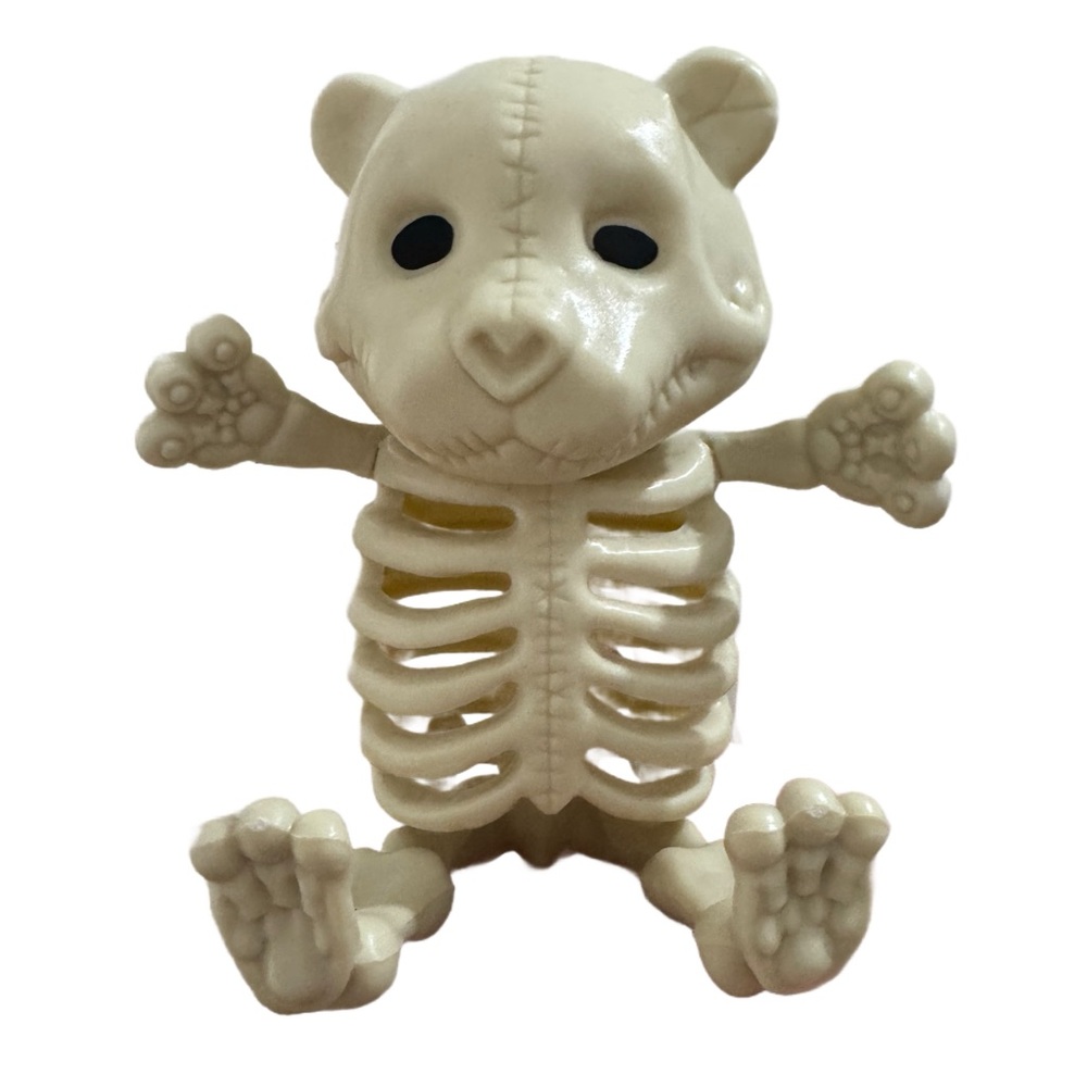 Teddy Bear Skeleton Bones Decor Ornament Halloween Prop Horror Haunted House